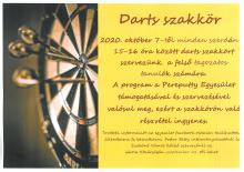 október 7-től indul a darts szakkör